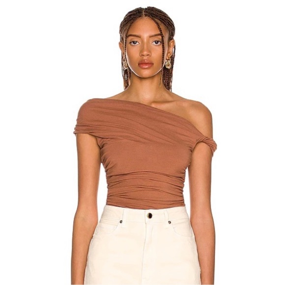 Agolde Tops - NWT. Agolde Hilma Twist Sleeve Bodysuit. NEW